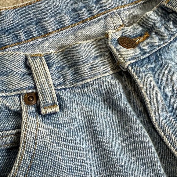 Vintage Lee Jean’s Men’s 34x30 light wash straight leg denim 70s - 90s - Picture 3 of 8